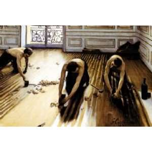  Gustave Caillebotte 40W by 26.75H  Wood Floor Planers 