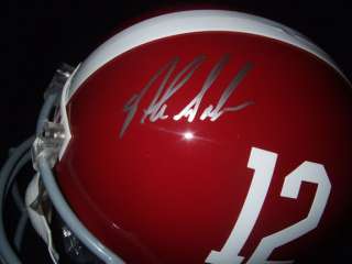 This is a Nick Saban autographed Alabama Crimson Tide Full Size 