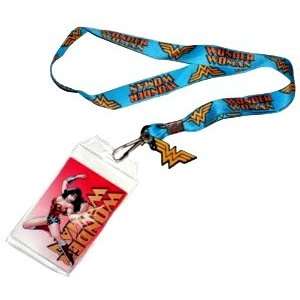  Wonder Woman Logo Lanyard with Rubber Charm Toys & Games