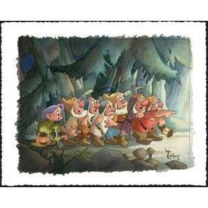   Deckled Giclee on Paper Disney Fine Art by Toby Bluth