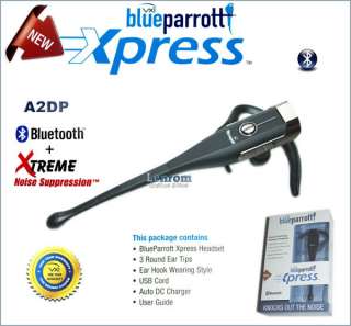 VXI Blue Parrot Xpress Bluetooth Noise Cancelling Headset ,A2DP 