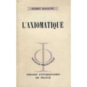  laxiomatique blanche robert Books
