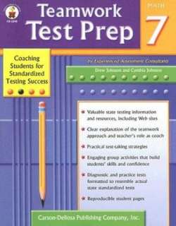 teamwork test prep grade 7 carson dellosa publishing paperback $