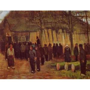  Oil Painting: A Wood Auction: Vincent van Gogh Hand 