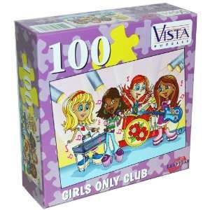  Girls Only Club 100 Piece Jigsaw Puzzle   Rock Band: Toys 