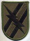 US ARMY 197th INFANTRY BRIGADE BULLET PATCH SUBDUED NEW  