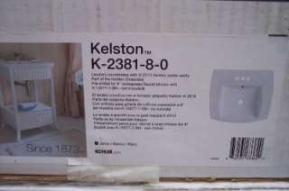Kohler Kelston Bath Cabinet K 2515 F2 & K 2318 8 0 Top  