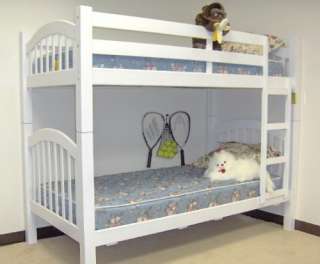 Main Color 2354 White Bunk Bed