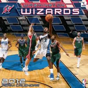 Washington Wizards 2012 Team Wall Calendar  Sports 