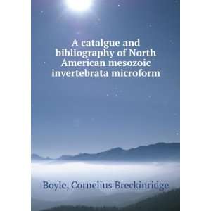   mesozoic invertebrata microform Cornelius Breckinridge Boyle Books