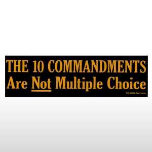  153 The 10 Commandments  Bumper Sticker Toys & Games