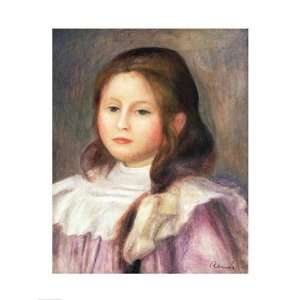  Portrait of a Child   Poster by Pierre Auguste Renoir 