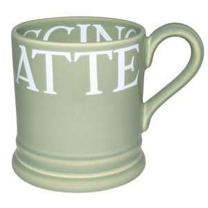  Emma Bridgewater Pottery Pale Green Toast 1/2 Pint Mug 