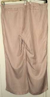 NWT LANE BRYANT Tan Linen Blend Drawstring Pants 26 28  