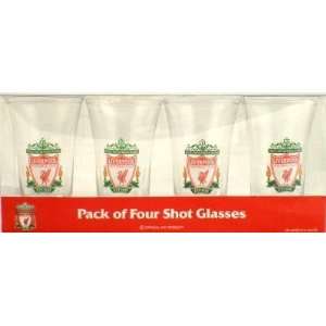 Liverpool FC Pack of 4 Shot Glasses