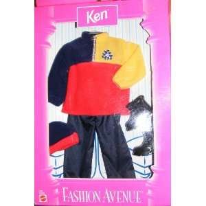  Barbie Ken Fashion Avenue Winter Outfit 1998: Toys & Games