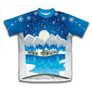  Winter wonderland Cycling Jersey for Youth: Sports 