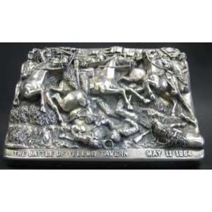 Henryk Winograd Sterling Silver Civil War Plaque The Battle of Yellow 