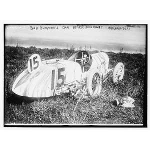  Bob Burmans car after accident   Indianapolis