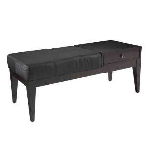  Bench Cocktail Table by Broyhill   Dark Charcoal Finish 