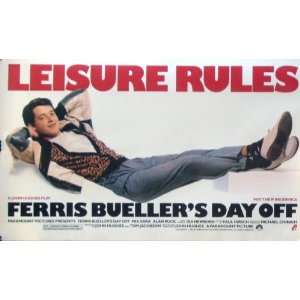 Ferris Buellers Day Off 22x36 Leisure Rules Movie Poster
