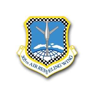  US Air Force 305th Air Refueling Wing Decal Sticker 3.8 