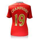 Champions 19 Manchester United Jersey signed by Wayne Rooney