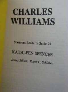 Charles Williams by Kathleen Spencer, Starmont Readers Guide 25 (1986 