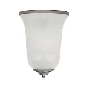   Compliant 2 Light CFL Wall Sconce, Acid Washed Glass