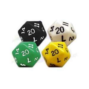  20 Sided Polyhedral Dice (set of 4) Toys & Games