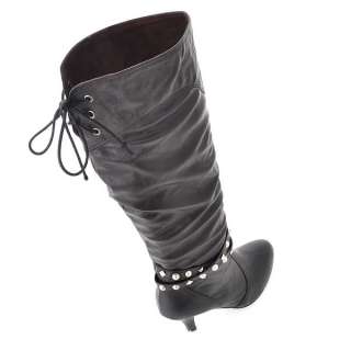   Ladies PU leather Platform High Heel Ankle Boots Shoes BM618  
