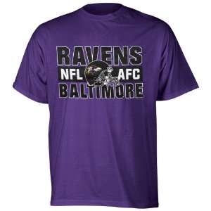  Reebok Baltimore Ravens Youth Blockbuster T Shirt   Purple 
