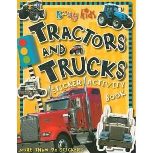  Tractors and Trucks Sticker Activity Book (Busy Kids 