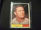 1961 TOPPS CARD 374 PAUL GIEL TWINS NRMT  