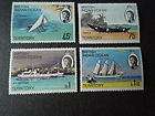 BRITISH INDIAN OCEAN TERRITORY, SCOTT # 35 38(4) 1969 SEA VESSELS 