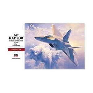  07245 F 22 Raptor Jet Fighter By Hasegawa Models: Toys 