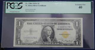   currency ef 40 world war ii allied currency certified extremely fine