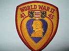 Miltary patch World War II Purple Heart Combat Wounded