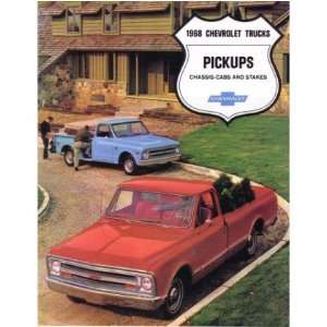   : 1968 CHEVROLET CHASSIS CABS STAKES Sales Brochure Book: Automotive