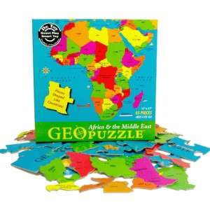   Middle East Jigsaw Puzzle Educational Geography 65 Pieces New  