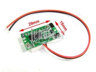 Slim Digital Voltmeter Panel DC 4.5 30V Red LED Digital Voltage Panel 