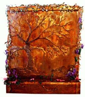 Indoor Copper Wall Fountain Golden Oak Old World Charm  