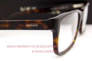   New VERSACE Eyeglasses Frames 3134 108 HAVANA for Men 100% Authentic