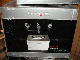 Lexmark E260d Workgroup Laser Printer 34S0100 NEW 0734646085625  