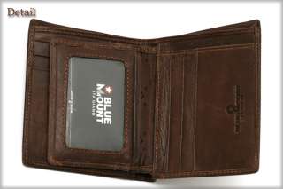 Free Shipping Bulls Mark Mens Genuine Leather Wallet Purse MJ3222 