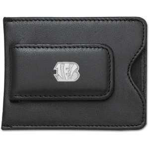  on Black Leather Money Clip / Credit Card Holder: Sports & Outdoors
