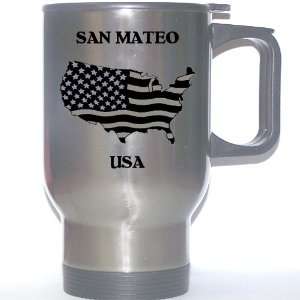 US Flag   San Mateo, California (CA) Stainless Steel Mug 