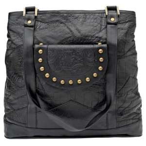  Black Genuine Leather Shoulder Bag 