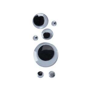  PAC1859874   Wiggly Eyes, Round, 100/PK, Black: Office 