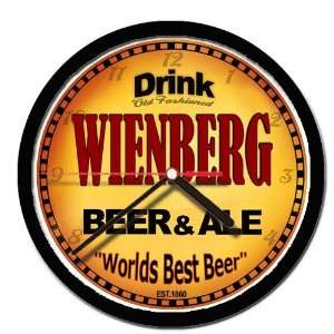  WIENBERG beer and ale cerveza wall clock: Everything Else